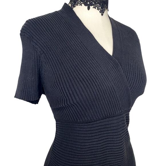 Worthington Retro Chic Cross V-neck Blouse - Picture 6 of 13